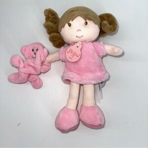JoLiJou Paris Pink Plush Doll with Teddy